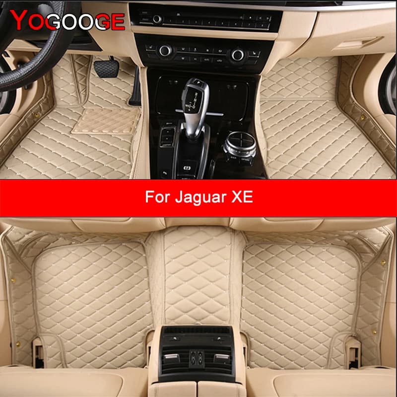 YOGOOGE custom car mats for Jaguar XE Car mats Car accessories