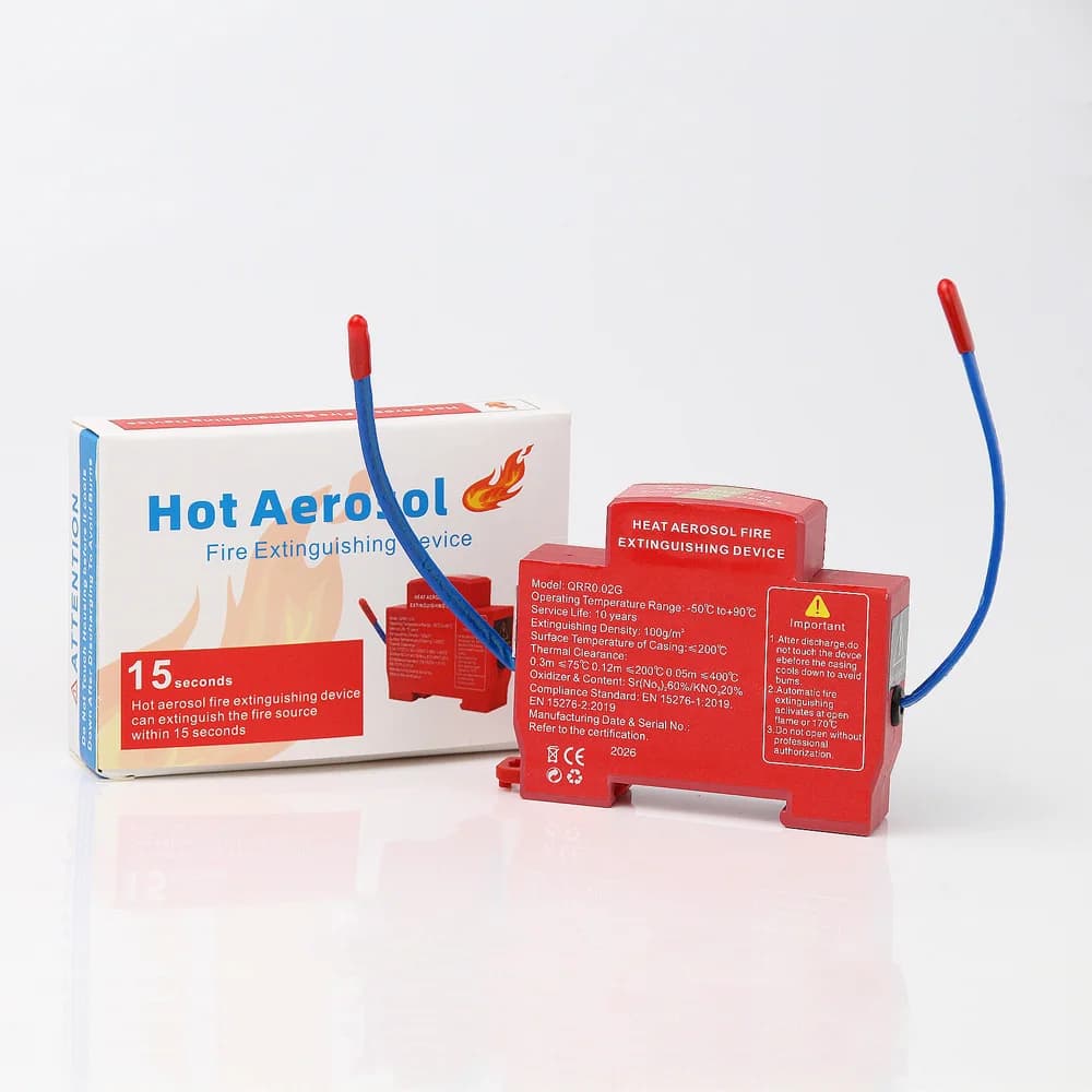 Hot Aerosol Fire Extinguishing Device Distribution Box Flame Retardant Automatic Induction Quick Response Double-wire Pastable