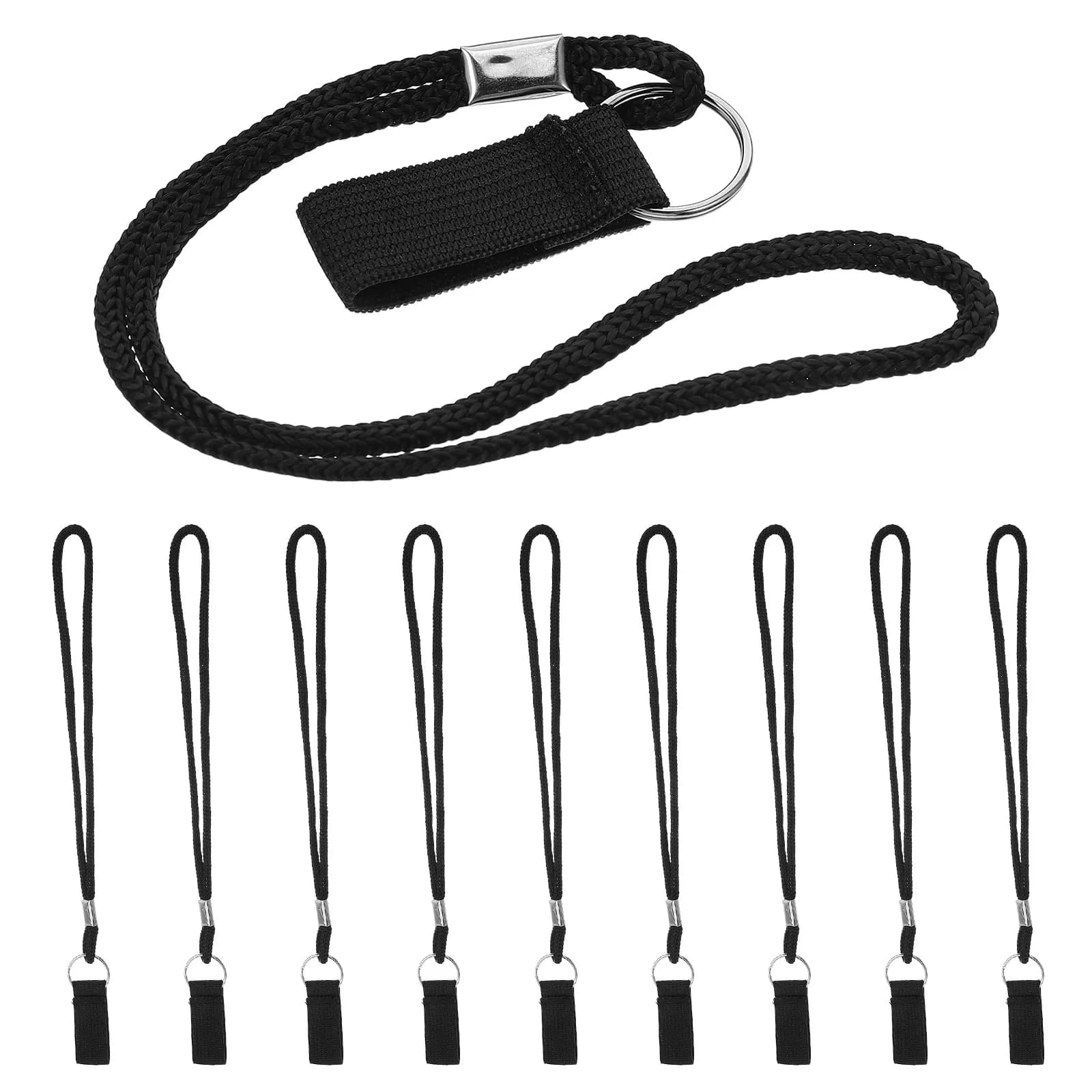 10Pcs Trekking Pole Wrist Straps Anti-Static Elastic Replacement Walking Stick Wristband Anti-Slip Hand Strap Hiking Cane