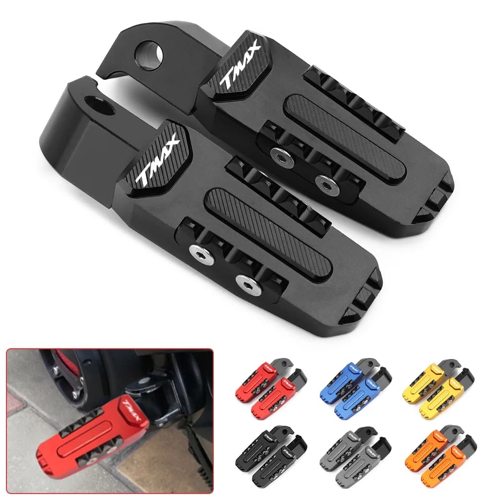 Accessori moto pedane posteriori poggiapiedi poggiapiedi passeggero per YAMAHA TMAX 560 TECHMAX T MAX 560 TECH MAX 2021 2022 2023