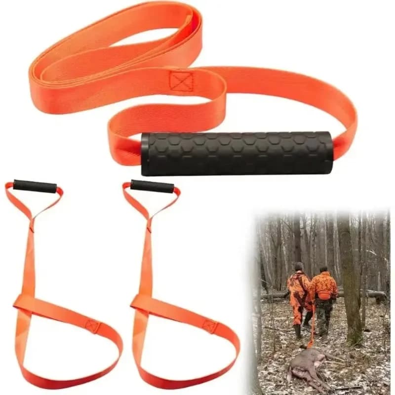 Deer Drag Harness Durable Hunting Deer Belt With Handle Portable Puller Dragg Pull Rope Multipurpose Band For Outdoor Farm