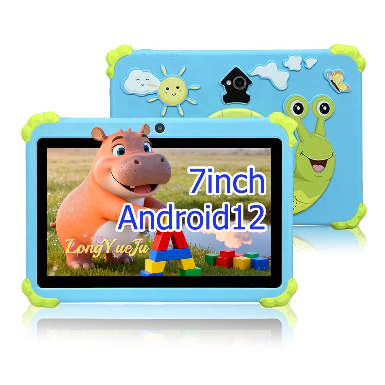 7Inch Kids Tablet 2GB RAM 32GB ROM 3000Mah Learning Education Children's Tablets Holiday gift Blue | Pink
