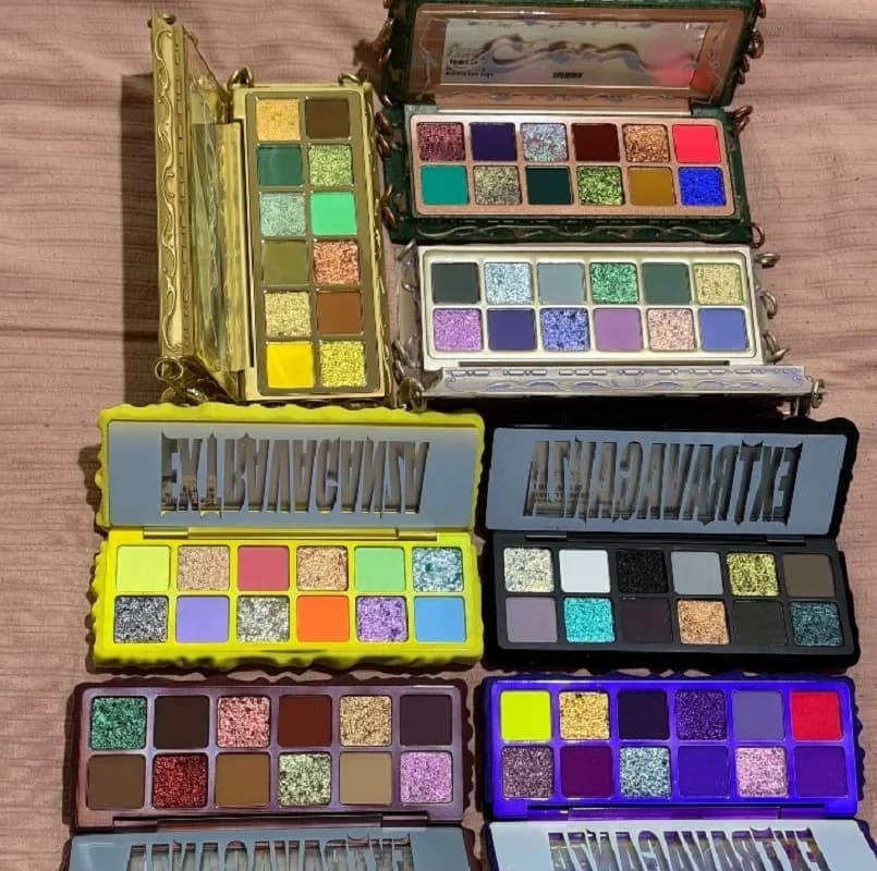 Palette Ombretti Sugarock Luna Lure 12 Colori Shimmer Camaleonte Opaco Trucco Occhi