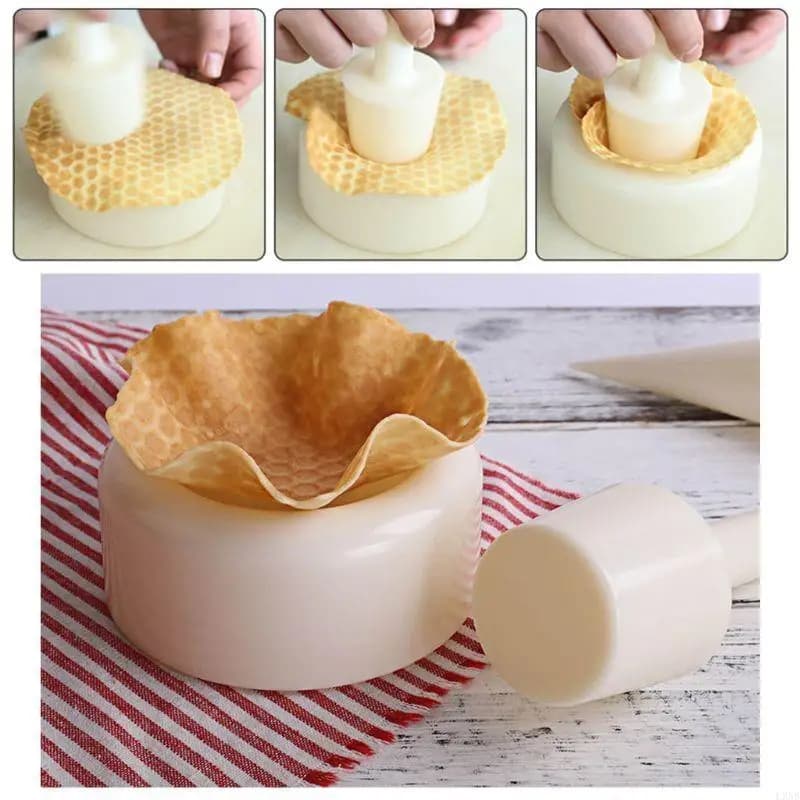 L9nb Eggomlet roll roll gelato stampo a cono rullo pasticceria per forno a forno per torta.
