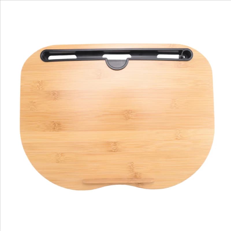 Scrivania A29F-Lap con cuscino, parti del supporto per laptop con slot per tablet, tavolo da letto per computer da viaggio, supporto fino a 14 pollici