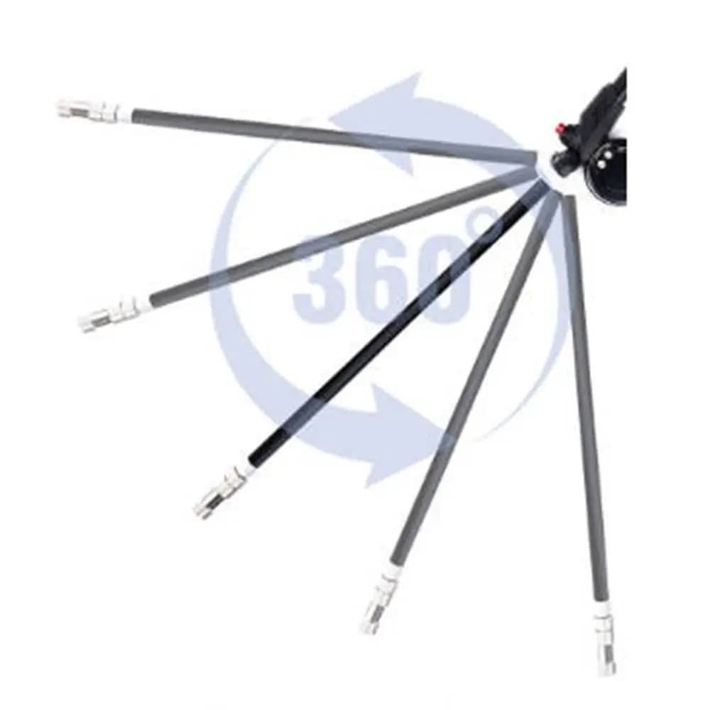 Pompa Portatile per Bicicletta da Montagna 300 PSI, Pompa Universale per Forcella, Valvole Presta/Schrader, Pompa ad Alta Pressione MTB