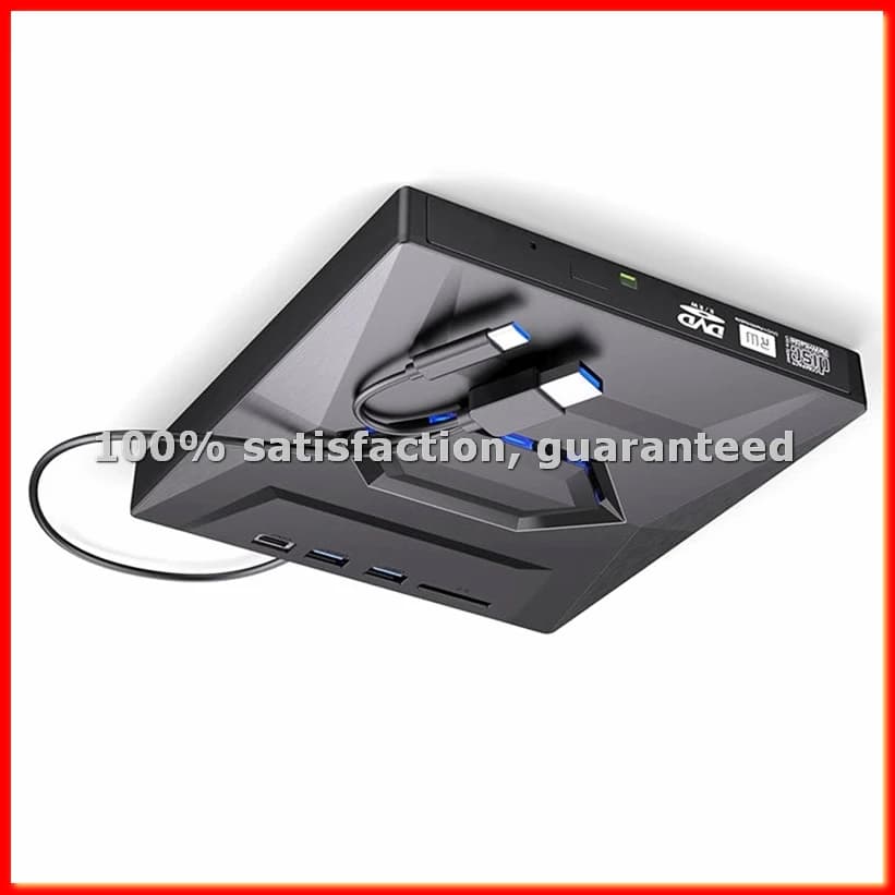 USB3.0 TYPE Multifunction External Mobile Drive CD DVD Burner, SD Card, U Disk Player Read Speed CD Rom 24X CD-RW-A79M
