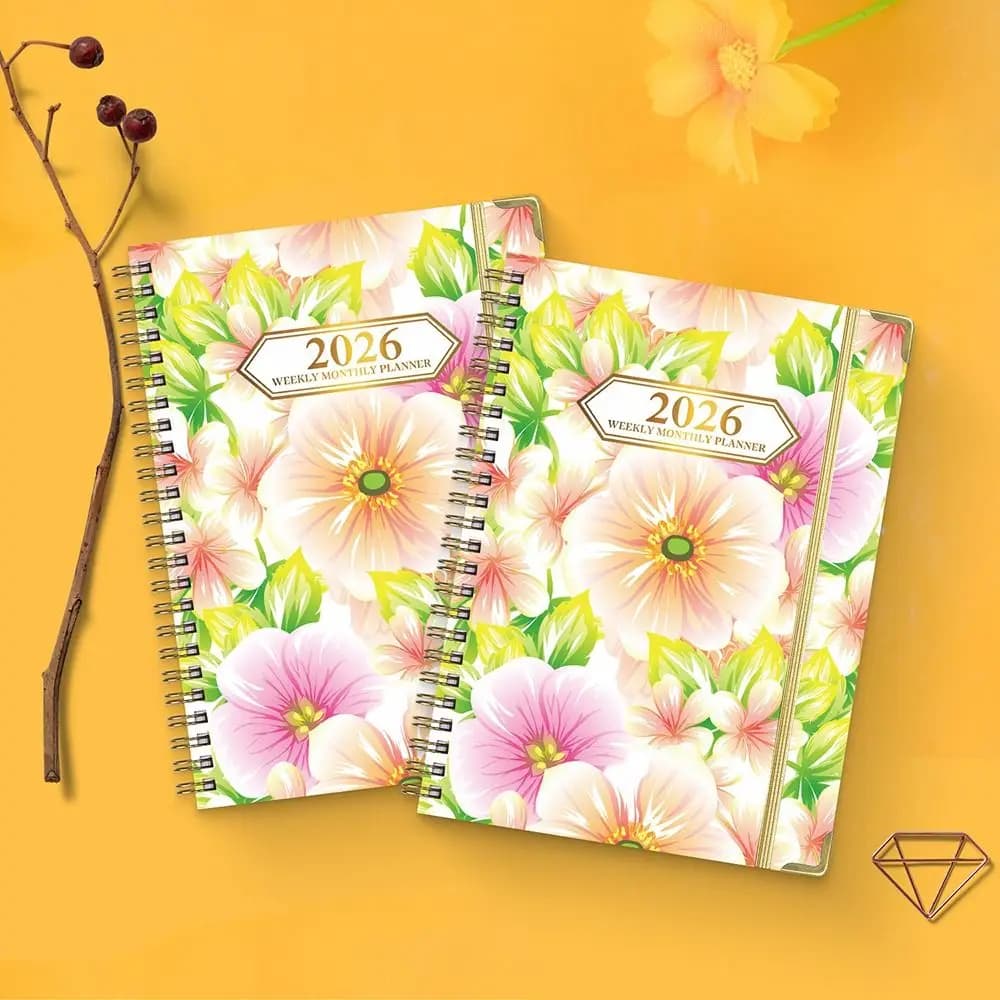2026 Edition 2026 Notebook 365-Day Monthly Tabs Daily Planner A5 Size Diary Notebook Stationery Use