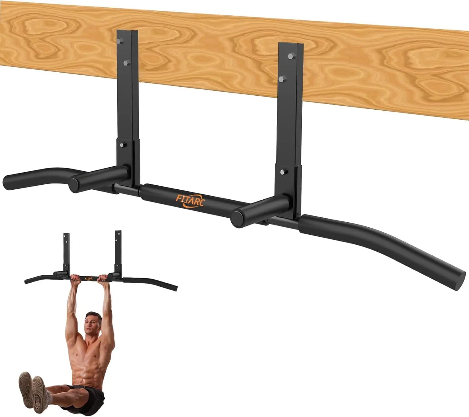 Durable Steel Ceiling Traction Bar for Home Training, Wall Traction Equipment - Standing Patent