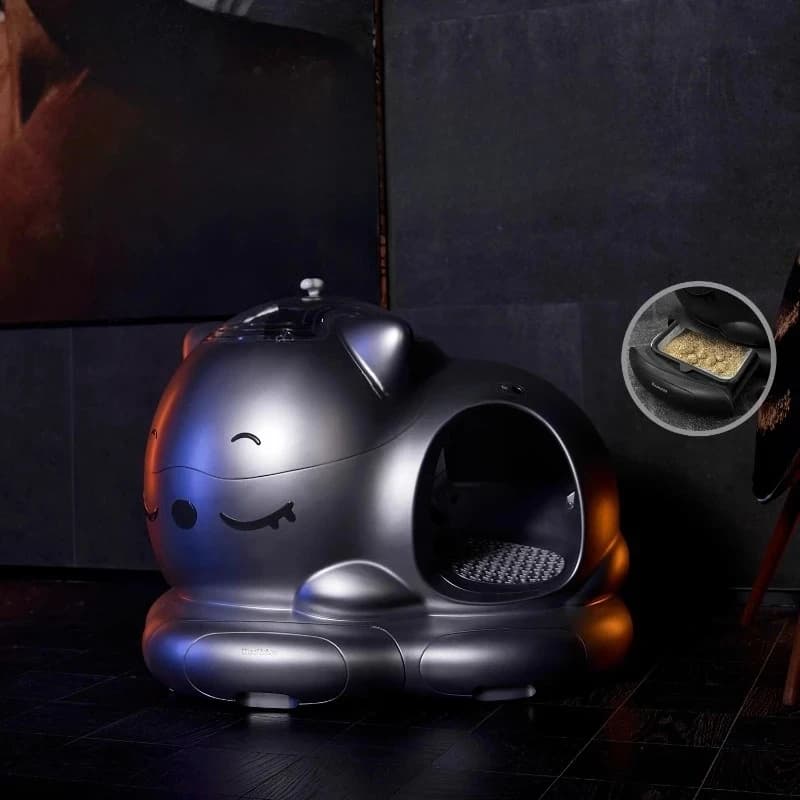 Intelligent automatic open cat litter box large deodorant and anti-splash shit shoveling machine tide play cat supplies