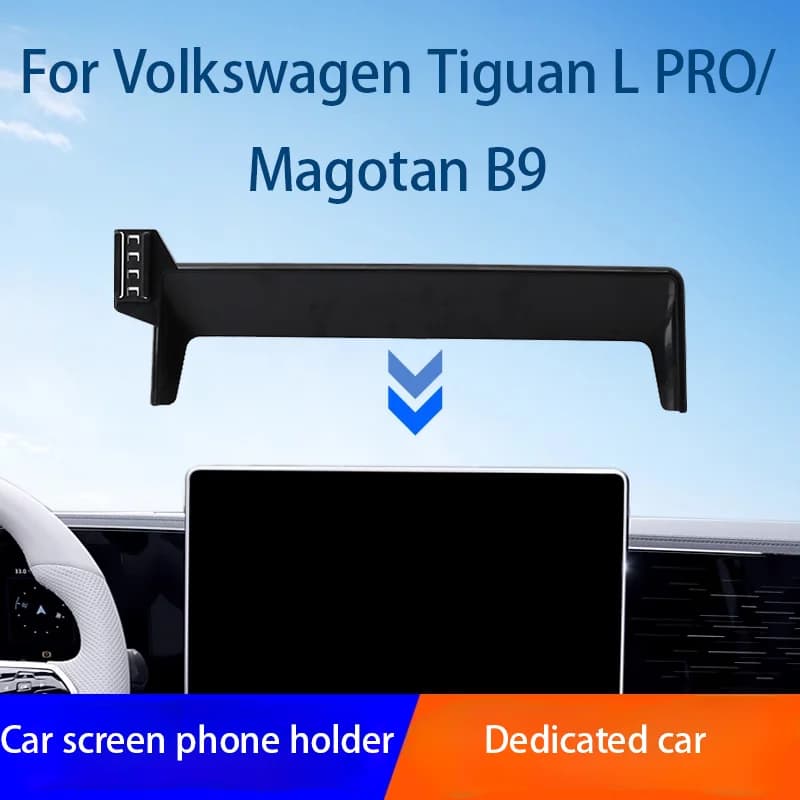 Per Volkswagen Tiguan L PRO Magotan B9 2024 15 pollici schermo supporto per telefono per auto caricabatterie wireless per auto accessori interni auto