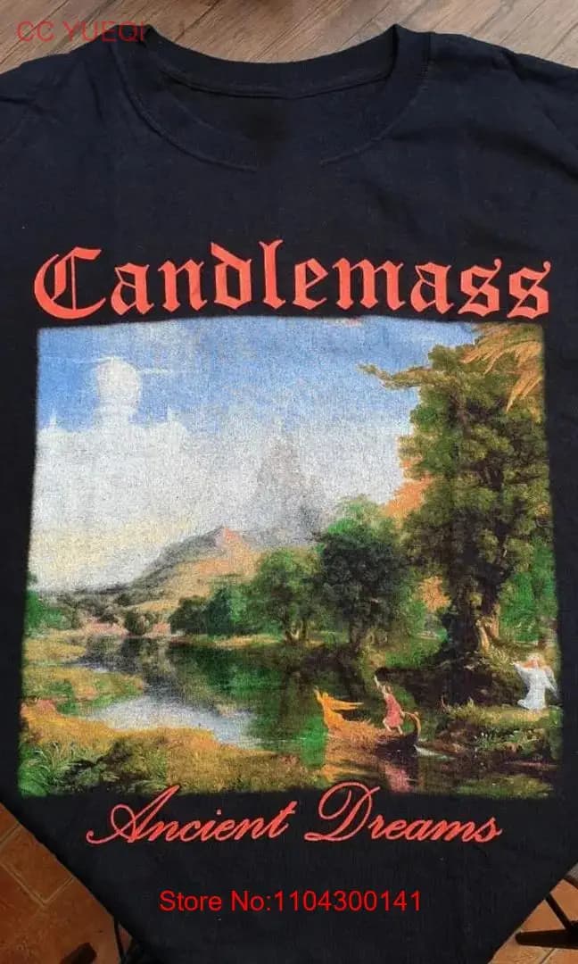 Candlemass Ancient Dreams T-shirt manica corta in cotone nero da uomo dalla S alla 5XL K3468