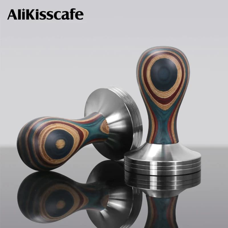 Caffè Tamper 51mm 53mm 58.5mm 57mm Per Delonghi Breville Lelit Portafiltro Colore Espresso Macker Accessori Barista Strumento Merci