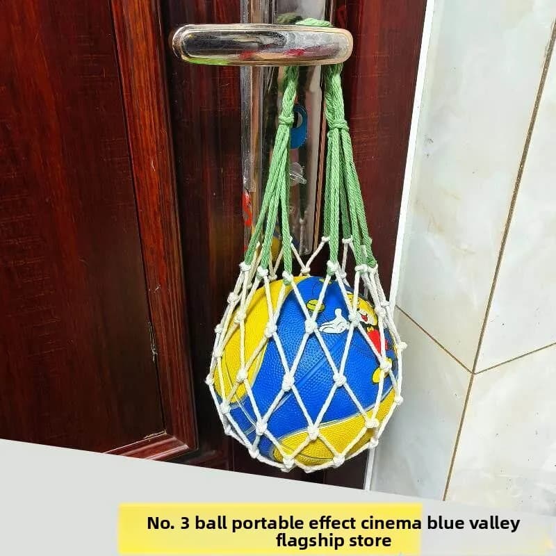 Borsa Porta Palloni Portatile, Rete per Pallacanestro, Sacca per Palloni da Calcio e Pallavolo, Borsa per Attrezzatura Sportiva per Palloni N.3 e N.4