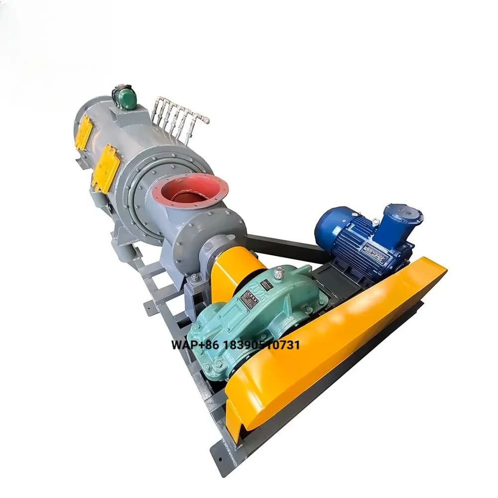 Double-shaft Industrial Dust Humidifier for Lime Powder Single-shaft Mixer Carbon Steel/Stainless Steel 380V