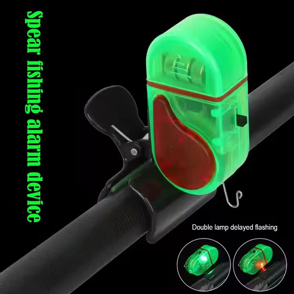 New Fishing Bite Alarm with LED Light, Clip On Fish Rod Electronic Fish Bite Alarm Sound Bite Alert Bell with LED Lights