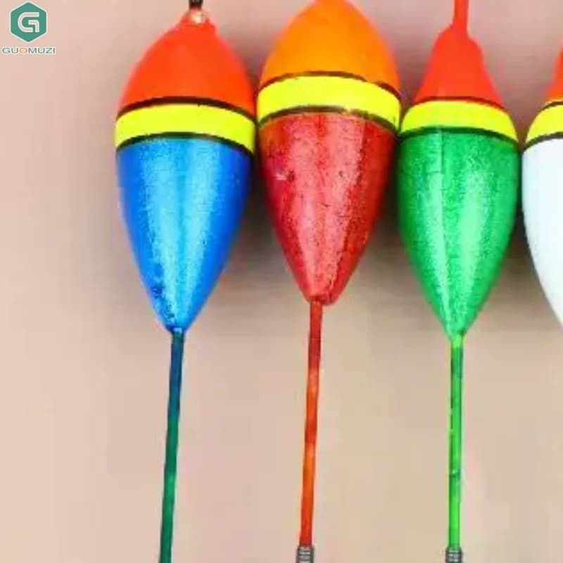 Set di 10 Galleggianti da Pesca Sensibili con Luce, 4.5/3/2.5/2.0/1.2/0.8/0.6g, Accessori per la Pesca