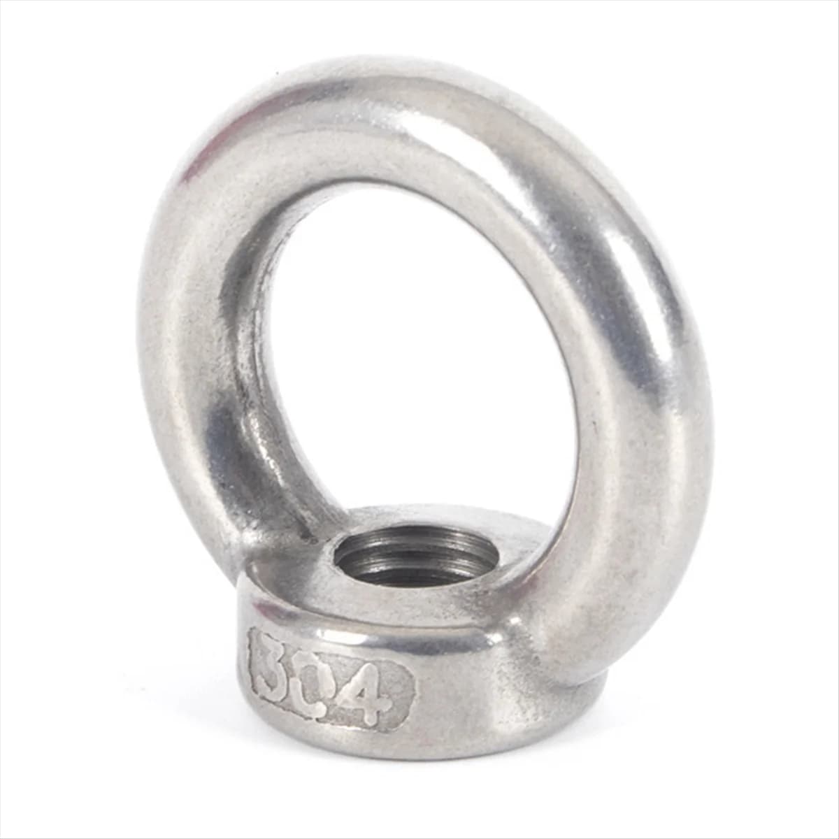ABNJ M8 Stainless Steel Eyebrow Nut for Marine Lift Ring Nuts Cable Lifting Eyelet