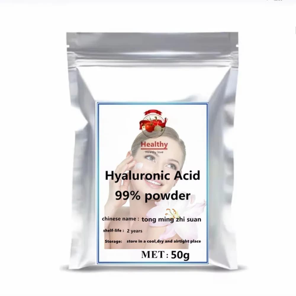 99% Hyaluronic Acid Powder Cosmetic HA Low Molecular Weight Moisturizing,Anti-ultraviolet skin whitening