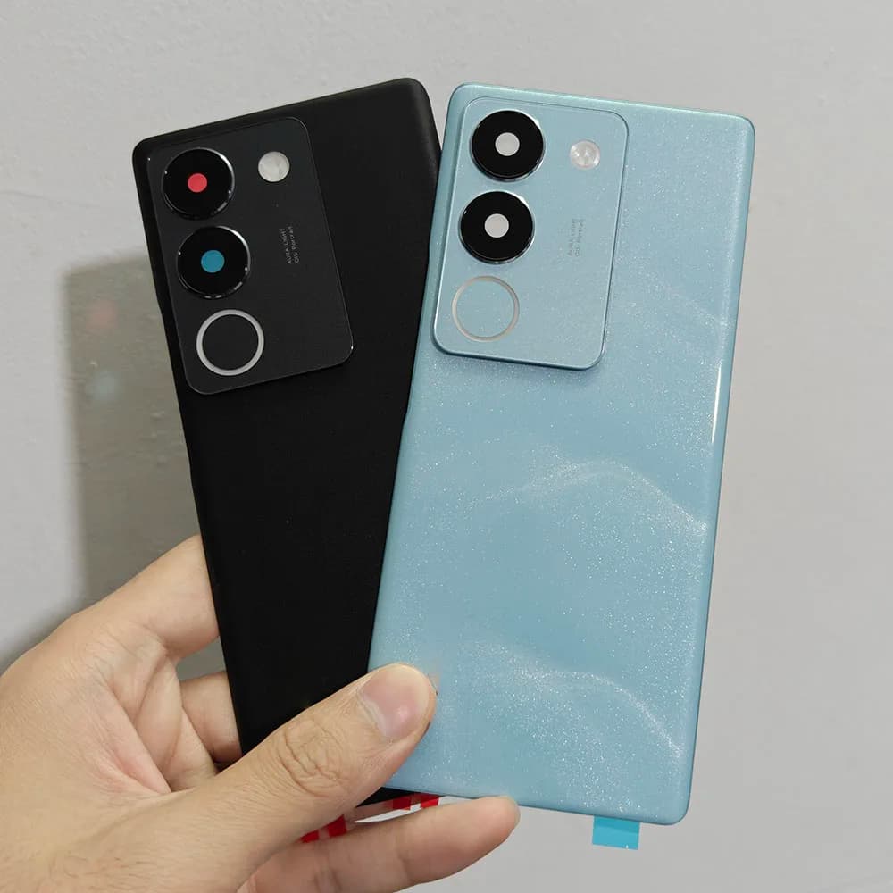Durable back cover For vivo V29 V2250 Back Door Replacement Battery Case, Rear Housing Cover With Camera Lens +Adhesive