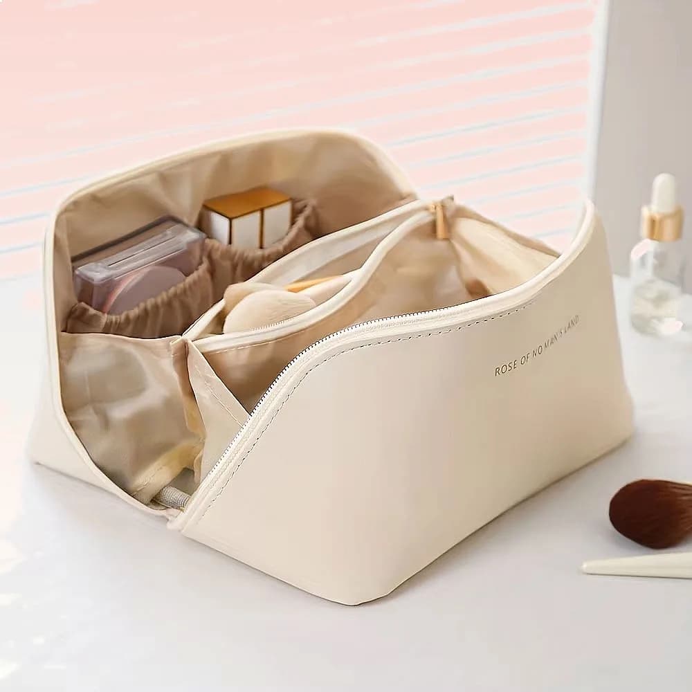 Luxury Makeup Organizer Female Toiletry Kit Bag Cosmetic Case Travel Storage Pouch Lady Box