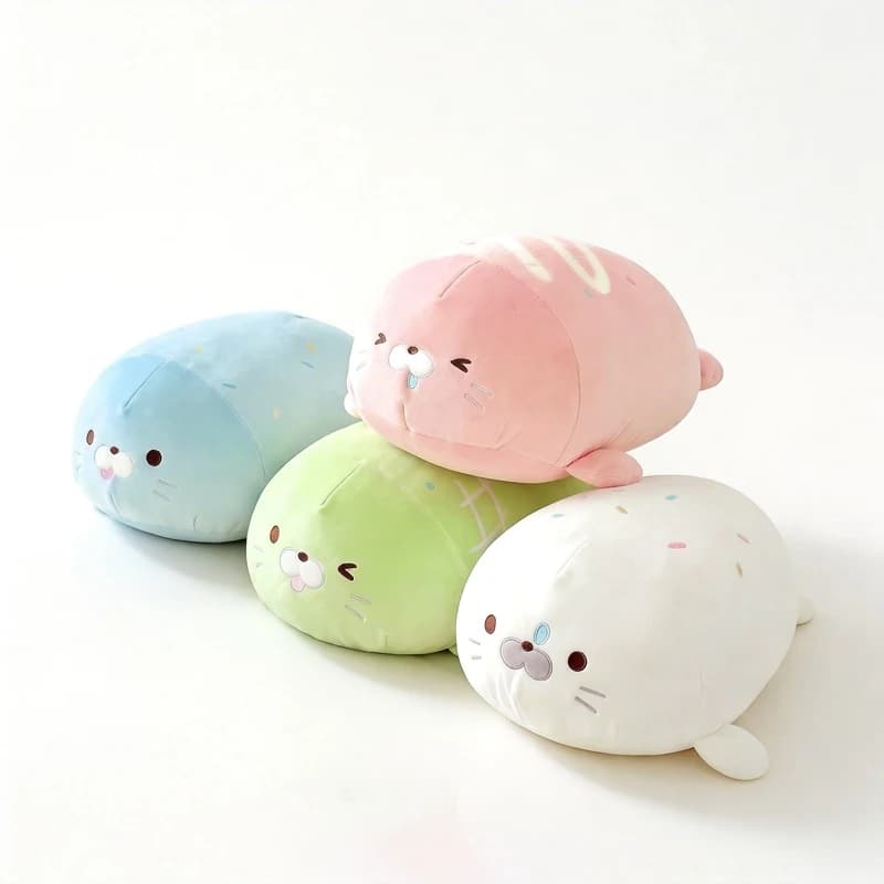 Lovely Stuffed Seal Animal Seal Doll Stuffed Sea Animal Soft Sea lion Plush Toys Kawaii Pillow Birthday Gift