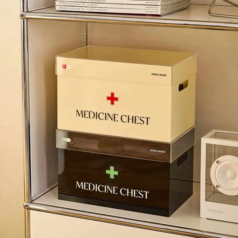 Box Home Kit di pronto soccorso portatile organizzatore di farmaci portatile Internet Celebrity Style Medicine Storage
