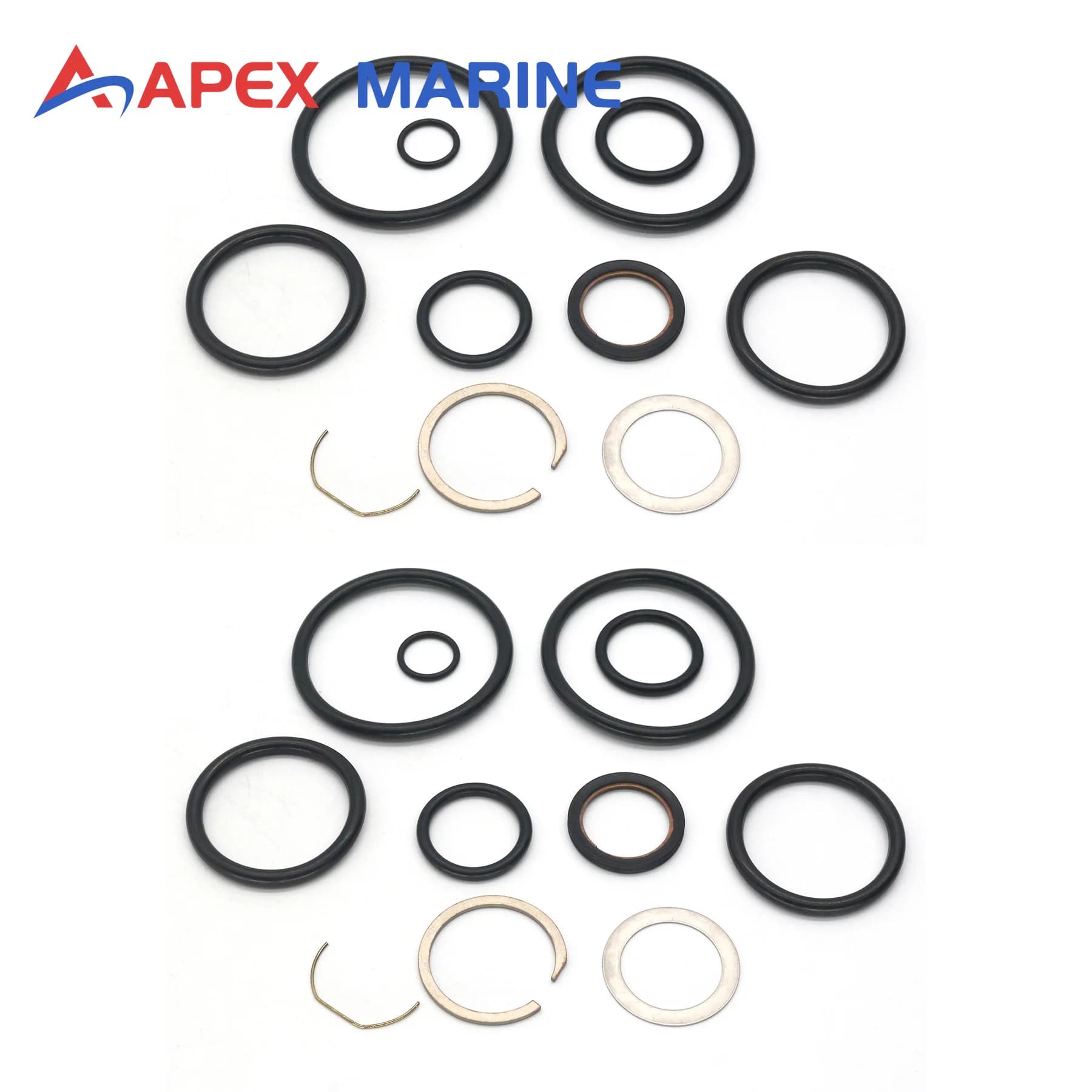 Pack of 2 87400A2 Trim Cylinder Seal Kit for MerCruiser Sterndrive R MR Alpha One Gen 1 2 Bravo 1 2 3 Models 25-87400A2 18-2649