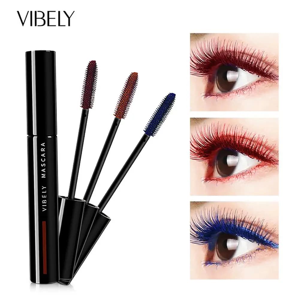 Mascara Colorato Impermeabile a Lunga Durata, Asciugatura Rapida, Allungante, Volumizzante e Incurvante, Facile da Rimuovere 2026