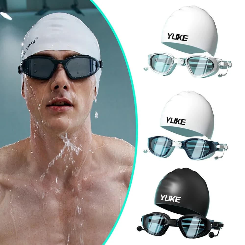 Professional Swimwear Waterproof HD Silicone Duvet Sports Equipment for Men Swimwear Swimming Glasses