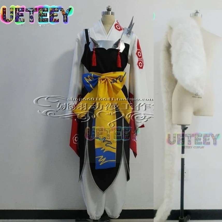 UETEEY COS Inuyasha Sesshomaru Costume Cosplay Halloween Set Formato personalizzato