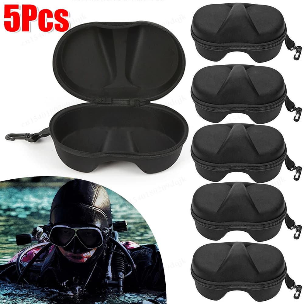 1-5 pieces protective case in EVA portable underwater protective case for underwater mask for underwater masks