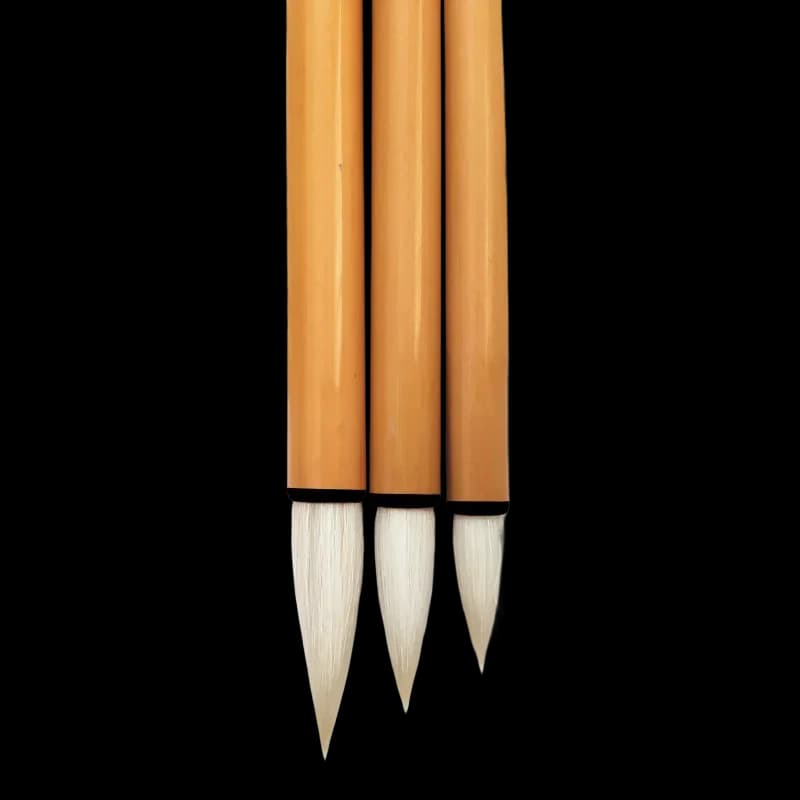 Regular Running Official Script Brush Soft Woolen Hair Calligraphy Brush Pen Copying Scripture Brushwork Watercolor Brush Set