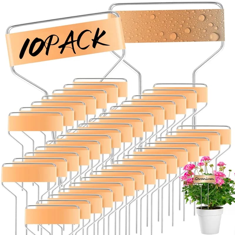 Labels for Waterproof Metal Plants, Reusable Copper Plates for Flower Pots, Vegetables and Semenzali