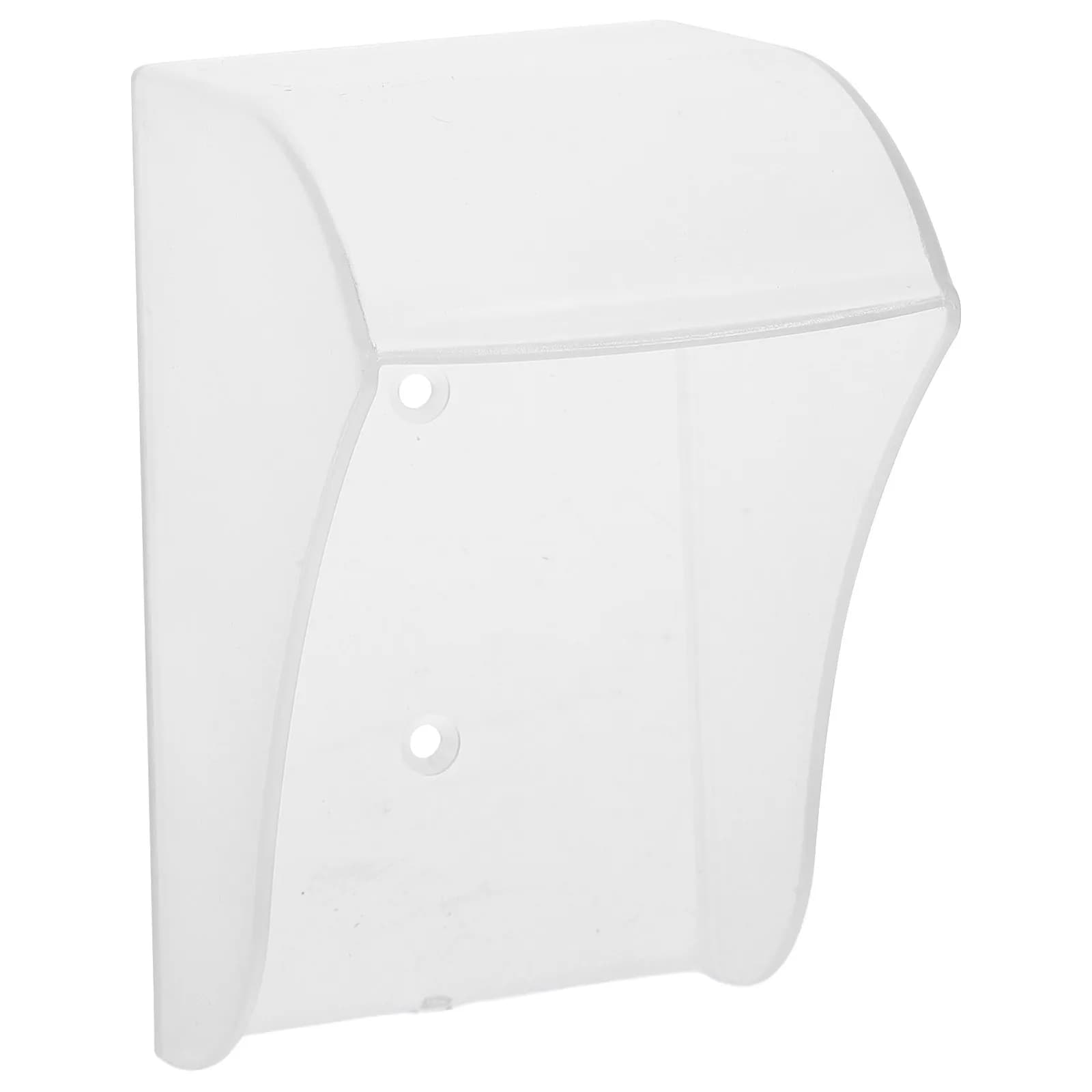 Outdoor Doorbell Cover Weatherproof Rainproof Dustproof Clear Plastic Guard for Video Doorbells Fingerprint Locks Access Control