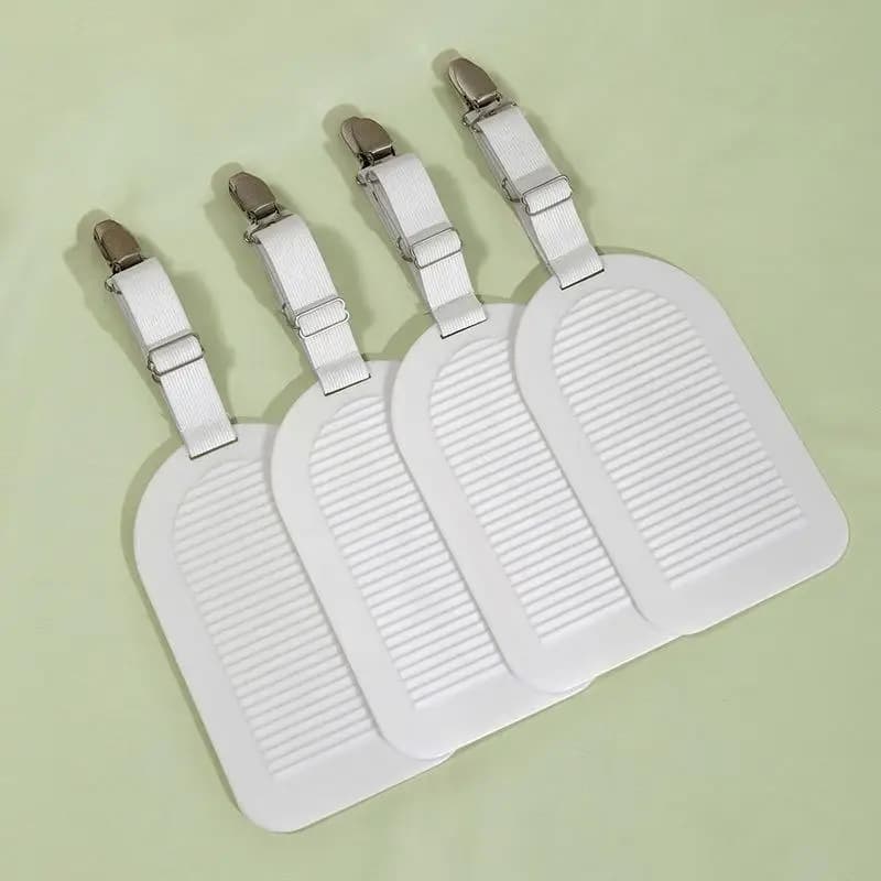 Adjustable Elastic Bed Sheet Clips Long Lasting Non-Slip Bedding Fasteners for Home Hotel Daily Use