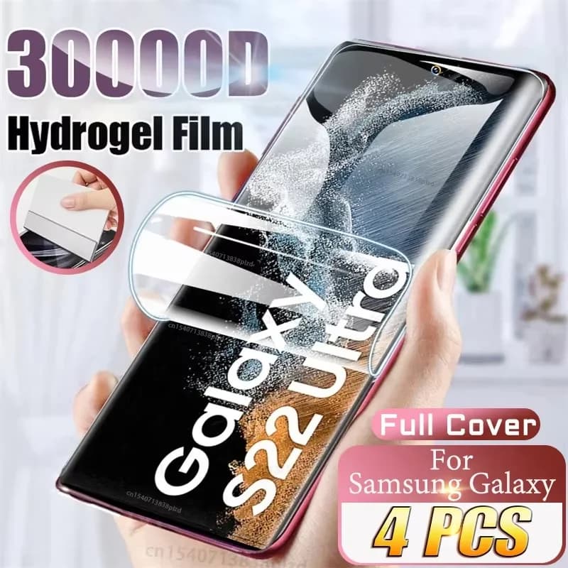 4 piece Samsung Galaxy S20 S21 S22 S23 S24 S25 S26 Ultra Screen Perotector Full Cover for Samsung S23 FE S24 Plus