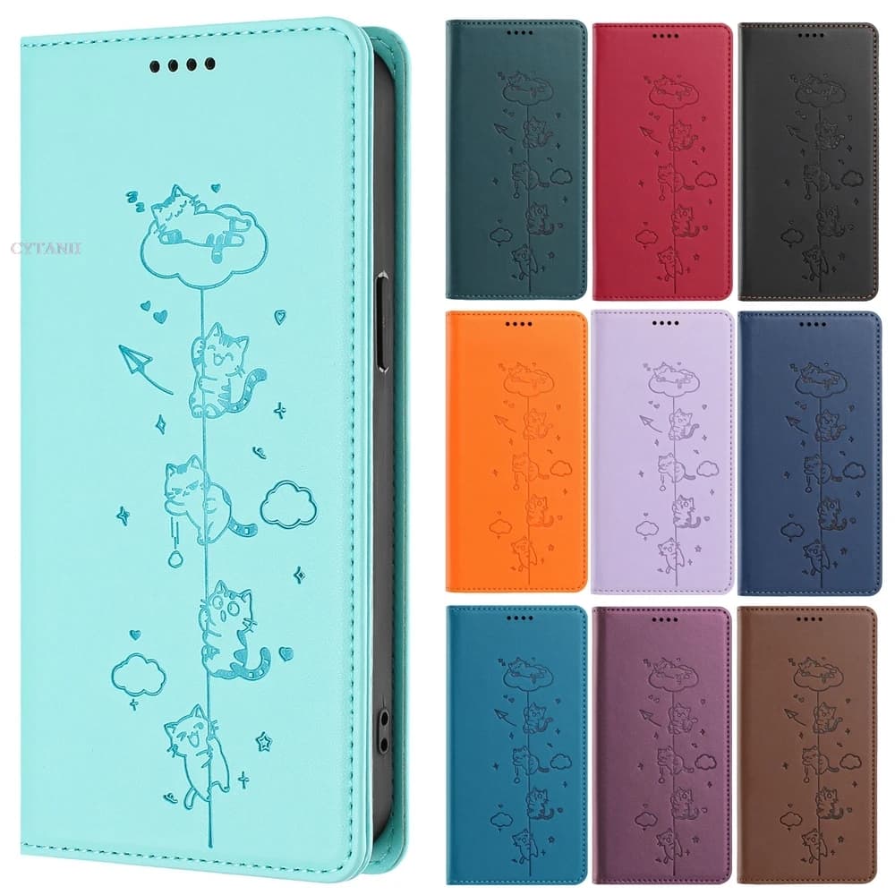 Custodia a portafoglio in pelle con slot per carte e protezione RFID per Huawei Mate 80 Pro Max 70 Air Nova 15 Ultra Y90 P80 P70