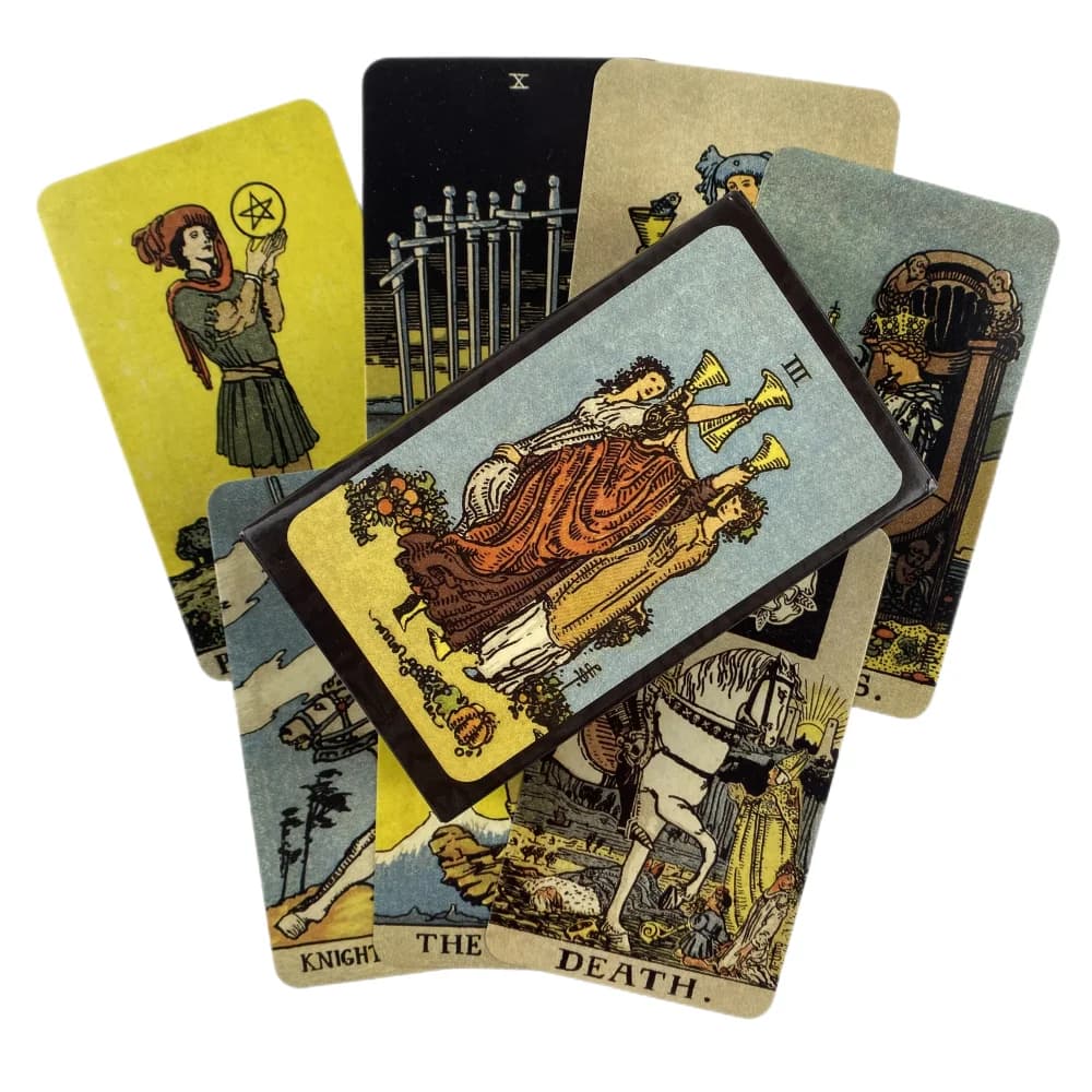 The Border Rider tarocchi mazzo di divinazione versioni inglesi edizione Oracle Board Playing Table Games For Party