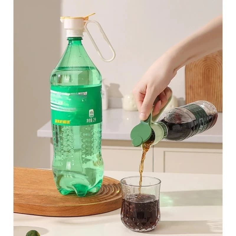 Beverage Dispenser Universal Beverage Bottle Dispenser Mineral Water Dispenser Lazy Person's Cola Pouring Handle