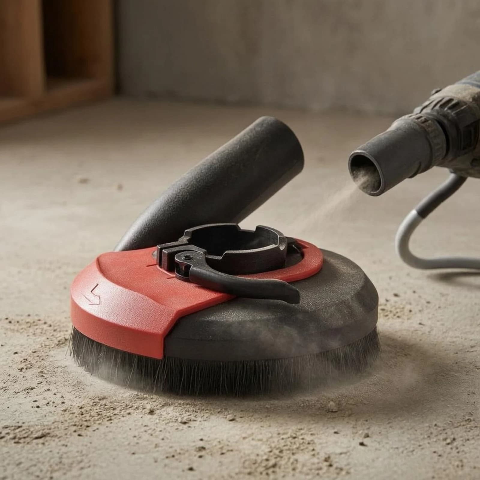Grinding Dust Collection Cover Hose Port Angle Grinder Dust Cover Grinder Vacuum Attachment Clamping Clamp