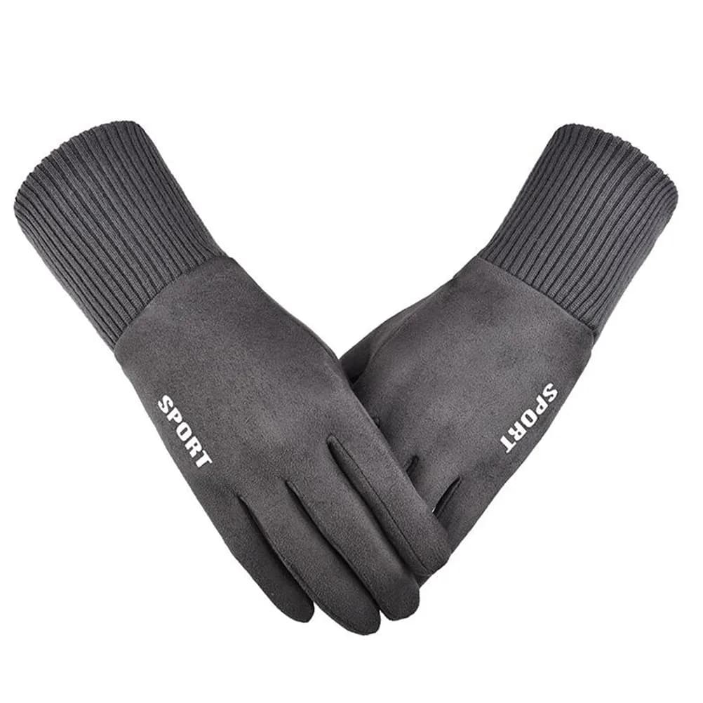 Guanti da Ciclismo Traspiranti e Antivento con Texture Antiscivolo, Guanti per Sport all'Aperto per Pesca ed Escursionismo
