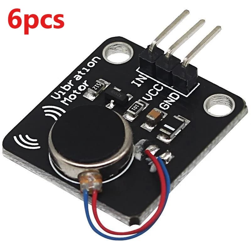 Vibration Motor Module 5V 6Pcs Mini DC Motor Phone Vibrator Alarm for Arduino