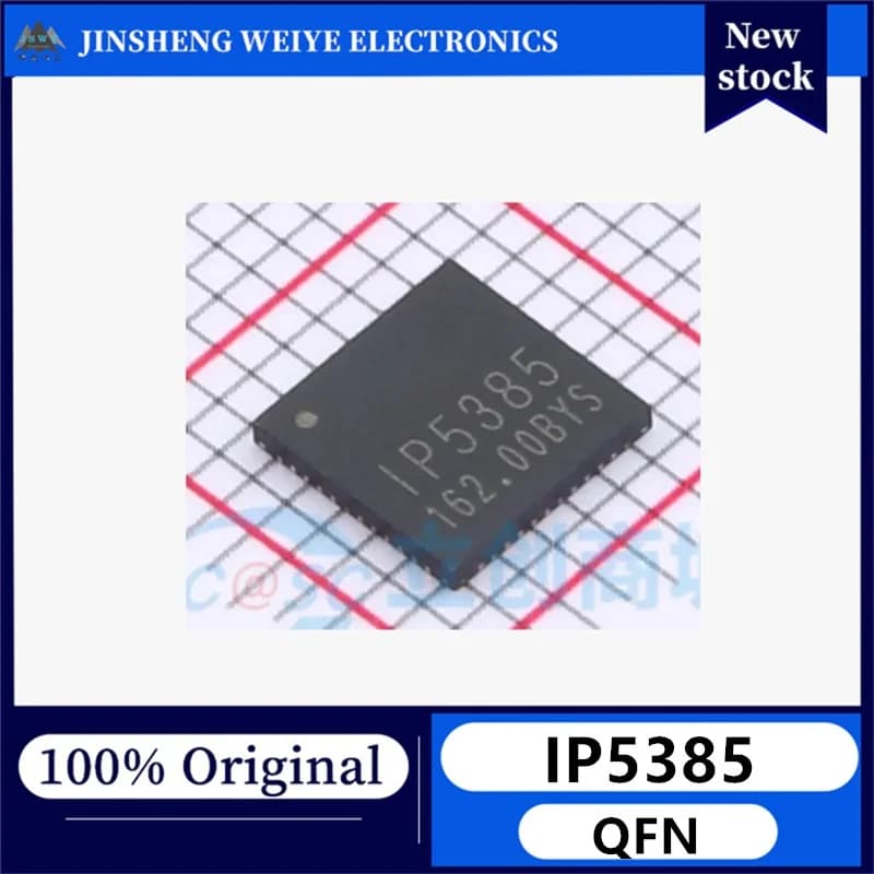 (1/10 piece) IP5385 QFN48 Power Bank Fast Charging Multi-Protocol Buck-Boost Power Controller Chip Brand New Original In Stock