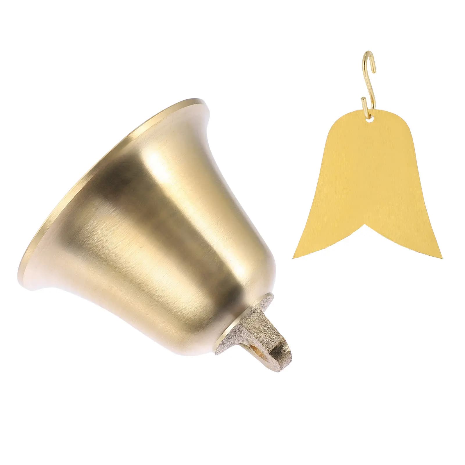 1Set Brass Wind Chime Fengshui Hanging Bell Metal Wind-Bell for Garden Home Office Wall Decor Auspicious Luck Symbol