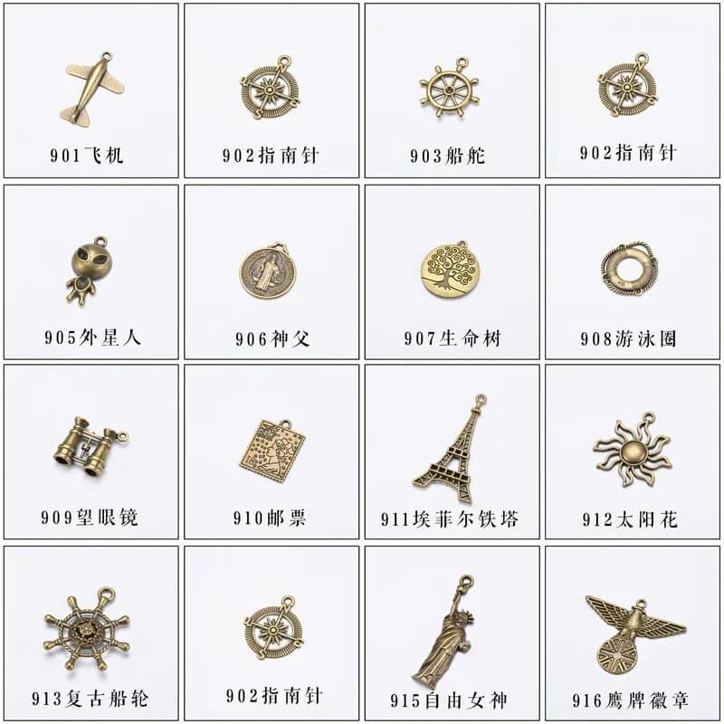 Vintage Travelers Notebook Pendant for Midori Planner Decorative Accessories Journal Book Diy Retro Stationery School Supplies