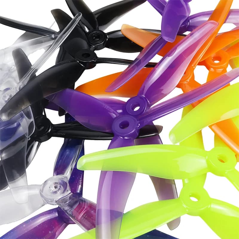 8pcs(4CW+4CCW) Gemfan 51433 5inch 3 Blade/ Tri-blade Propeller Props CW CCW Brushless Motor FPV Propeller for FPV Racing Drone