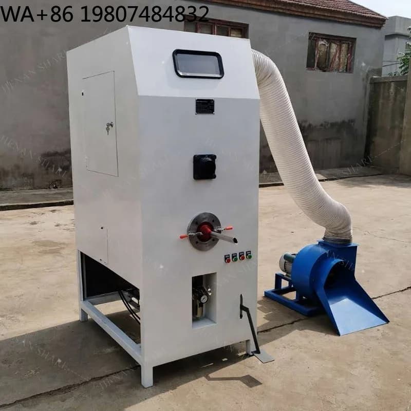 Fully Automatic Plush Animal Fiber Stuffing Machine High Speed Stable Filling Equipment for Toy Pillow Cushion Commercial