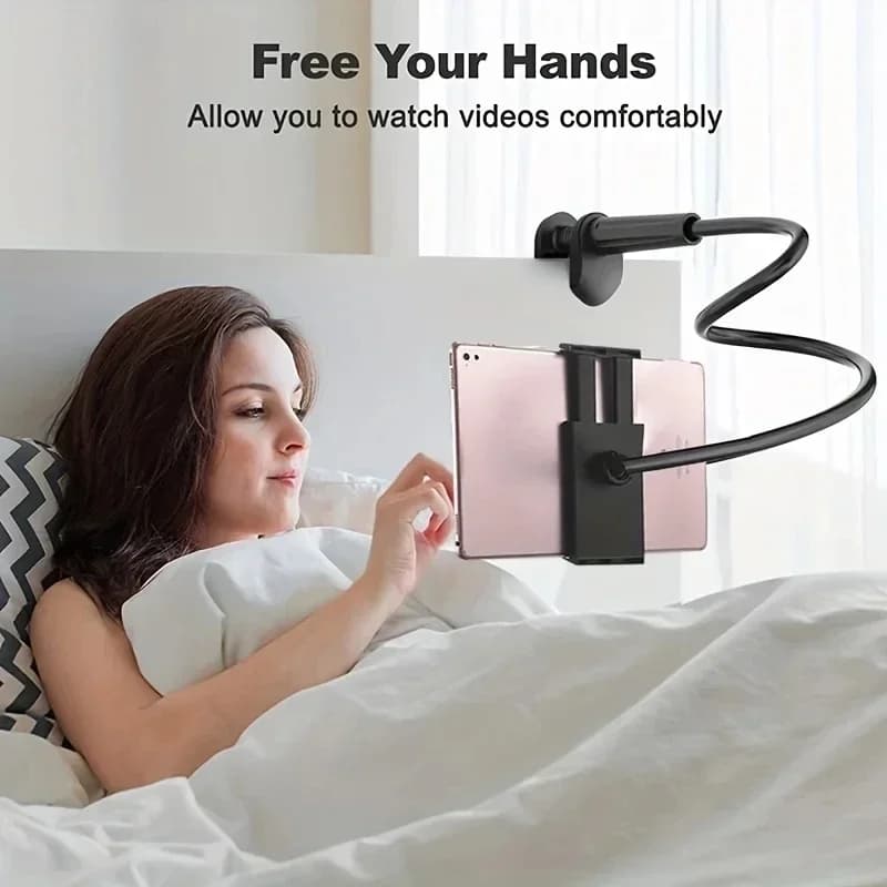 70 cm tablet holder for desk phone support Flexible tablet holder with long arm clamp for Samsung Xiaomi 4.7-11 inch iPad