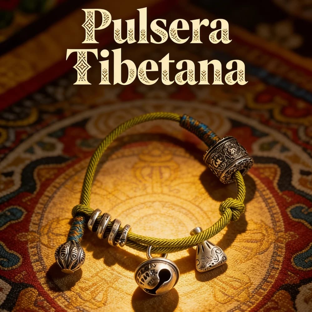 Tibetan Six-Character Mantra Lucky Bracelet, Hand-Woven Green Rope Ethnic Wristband Spiritual Amulet Jewelry for Men Women